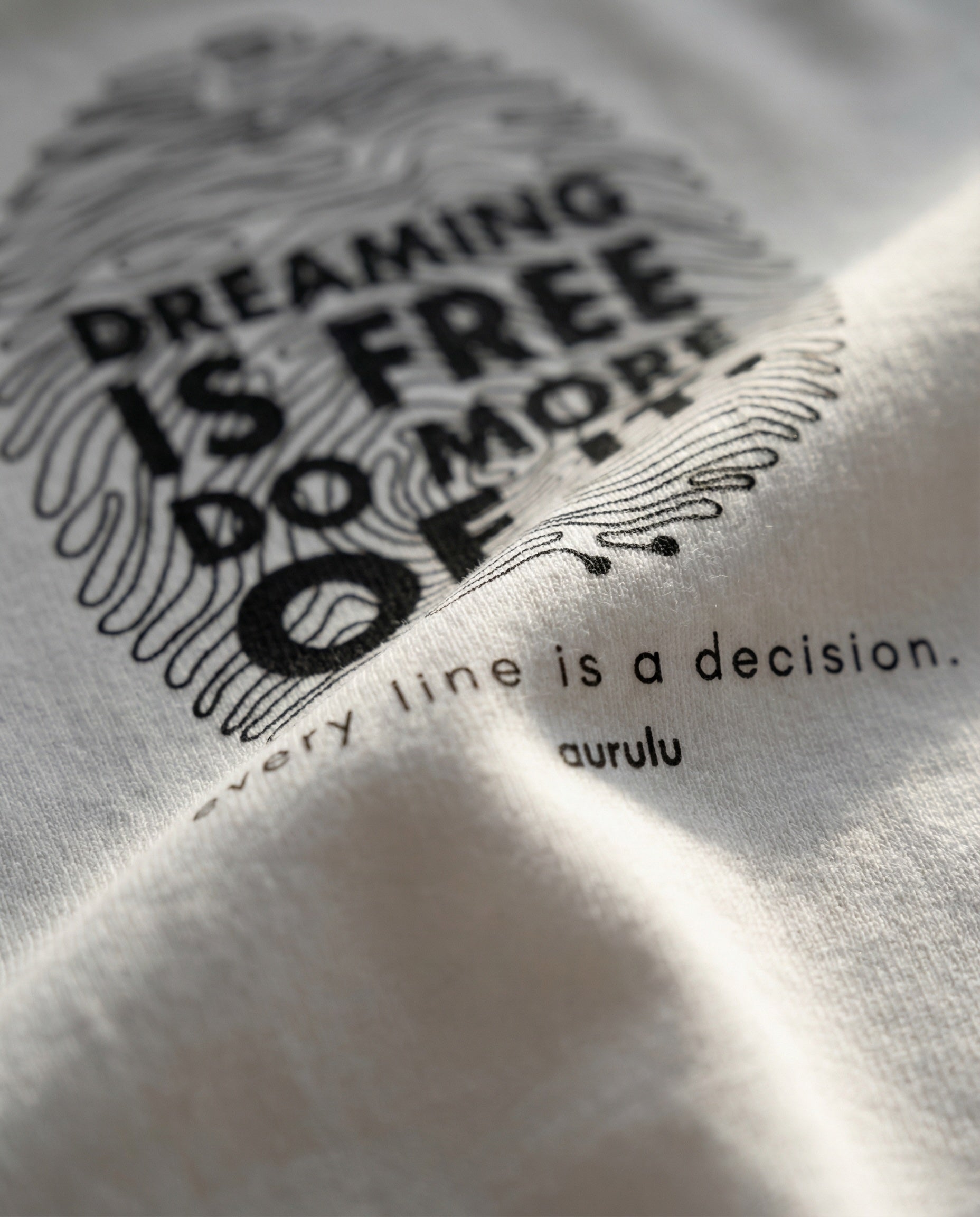 Aurulu men's oversized print tee featuring bold graphic design, made from comfortable, high-quality fabric.