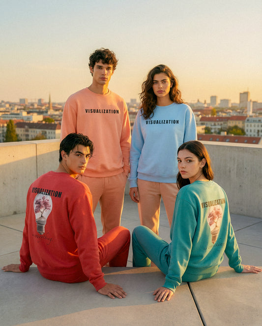 Visualization Crewneck Sweatshirt.