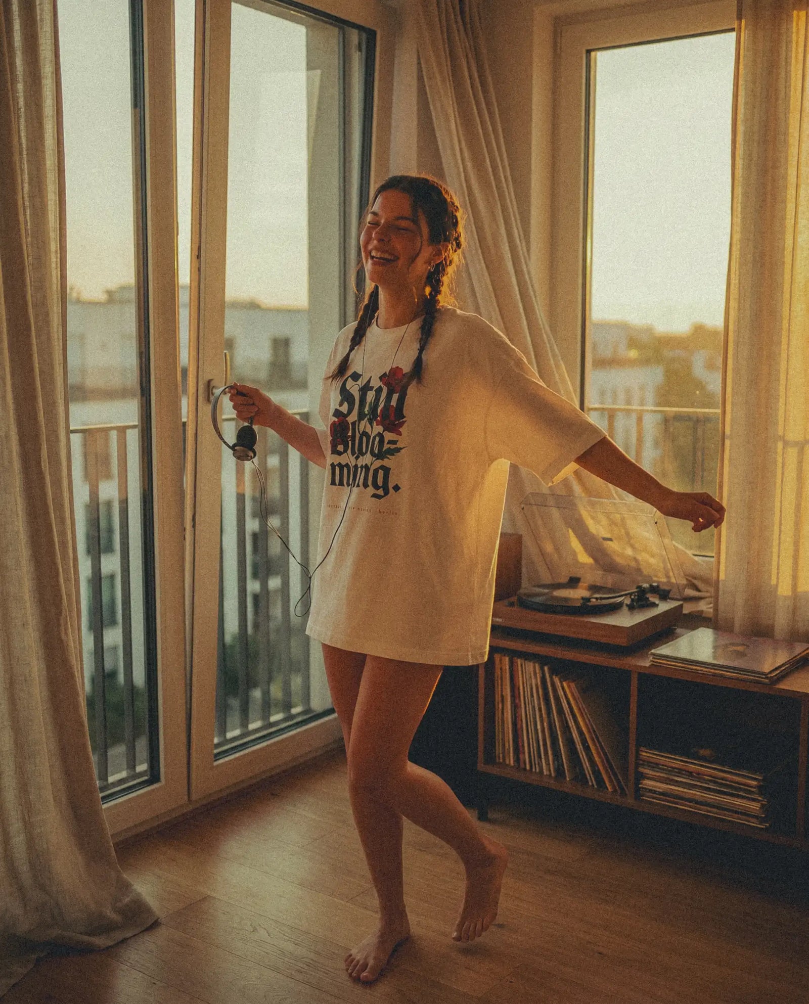 Still Blooming Women's Oversized Tee