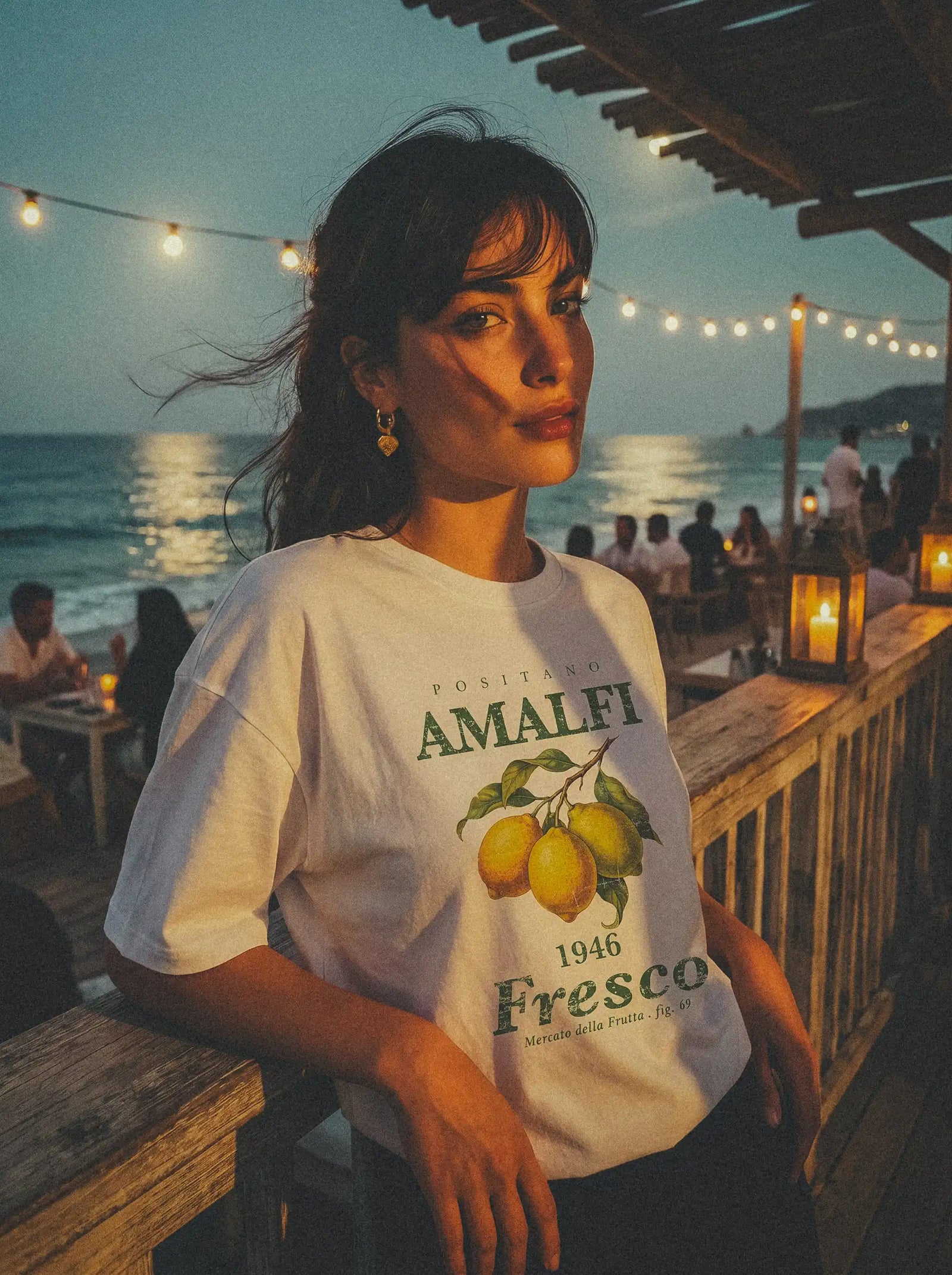 Amalfi Fresco Women's Oversized Tee