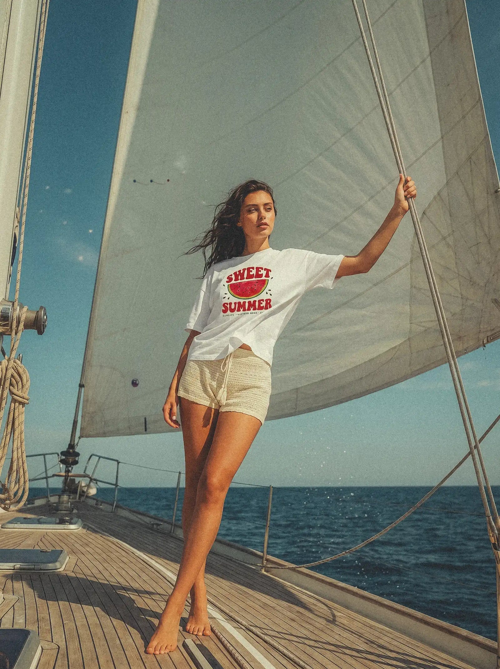 Sweet Summer Women's Oversized Tee