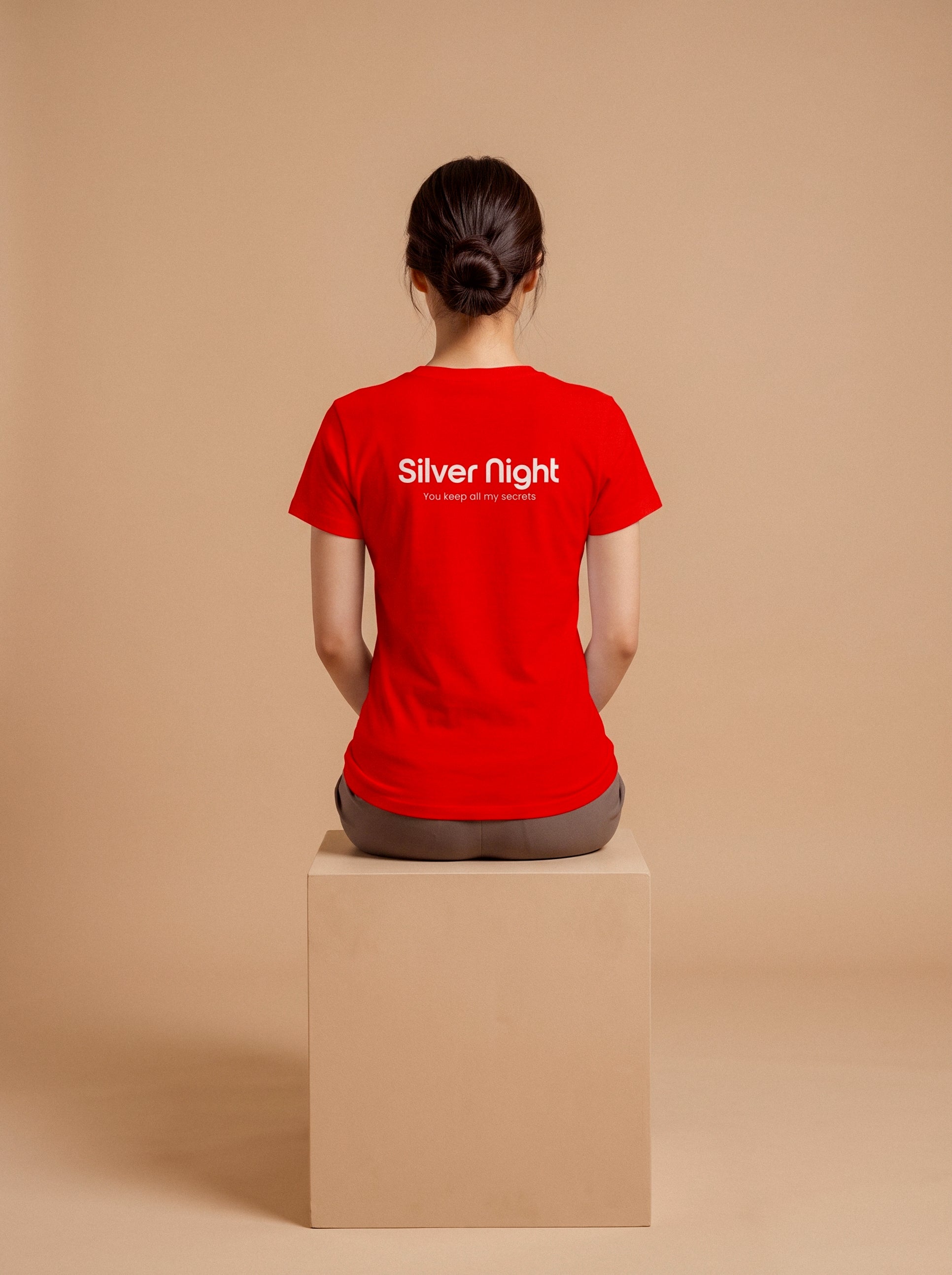 Silver Night Unisex Cotton Tee | Crew Neck T-Shirt