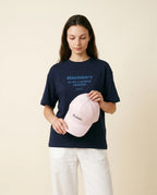 Aurulu CHILL VIBES cap with vibrant print material, featuring bold lettering and stylish design.