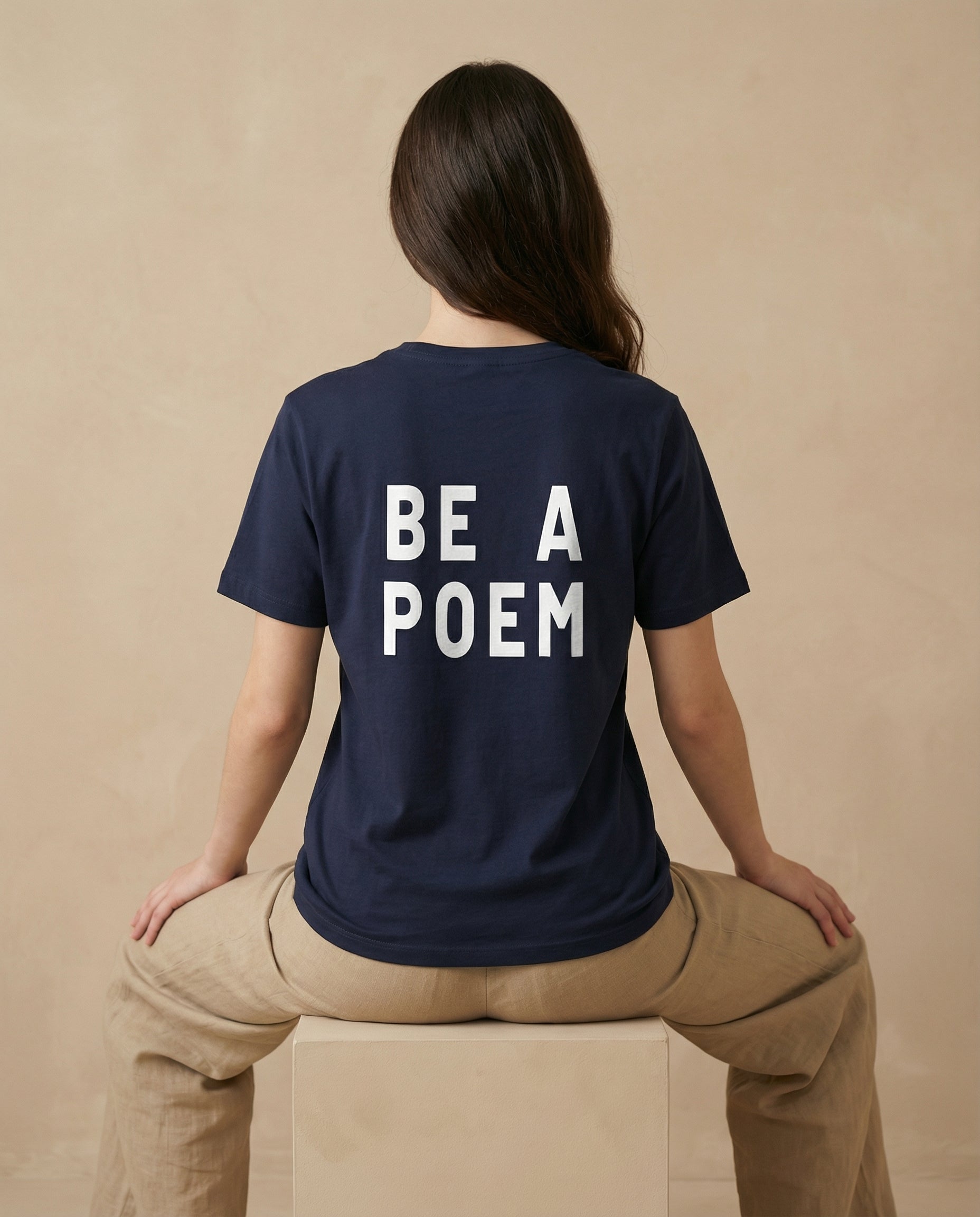 Women’s Second Look Tee by aurulu with a stylish print design on soft fabric, showcasing the front view of the casual T-shirt.