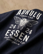 Aurulu Ruhr Valley for Life women’s oversized organic cotton graphic T-shirt with printed design on front.